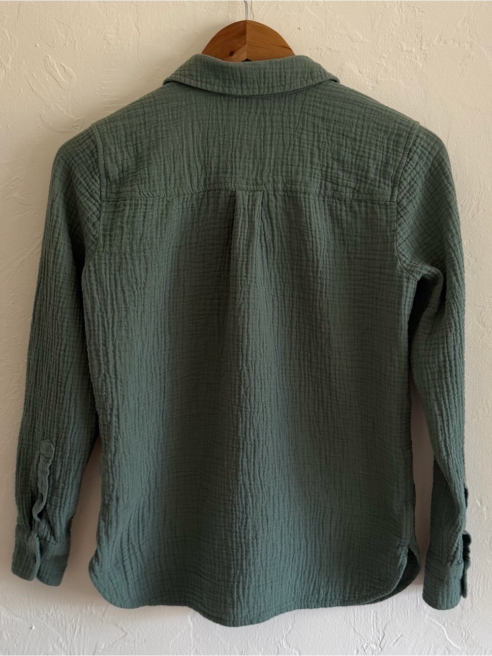 J. Crew Double-Gauze Button-Down Shirt Size XXS - Picture 4 of 11